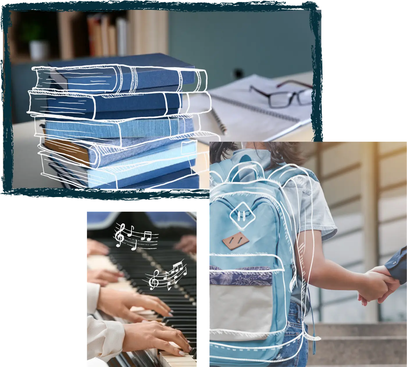 Personalized path collage